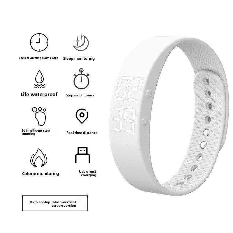 Digital Sports Watch with Silent Alarm