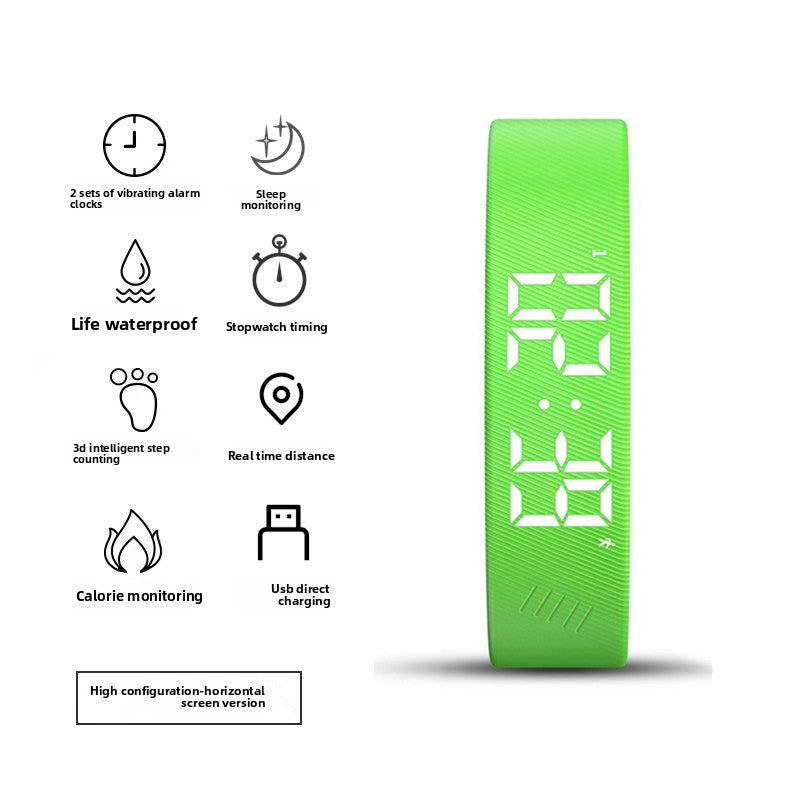 Digital Sports Watch with Silent Alarm