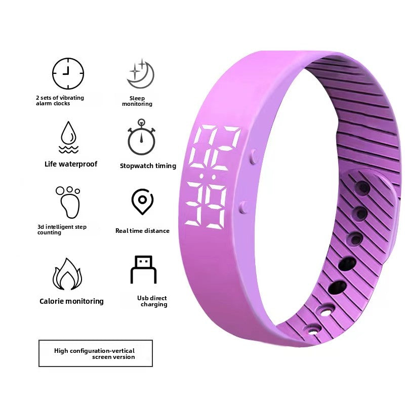 Digital Sports Watch with Silent Alarm