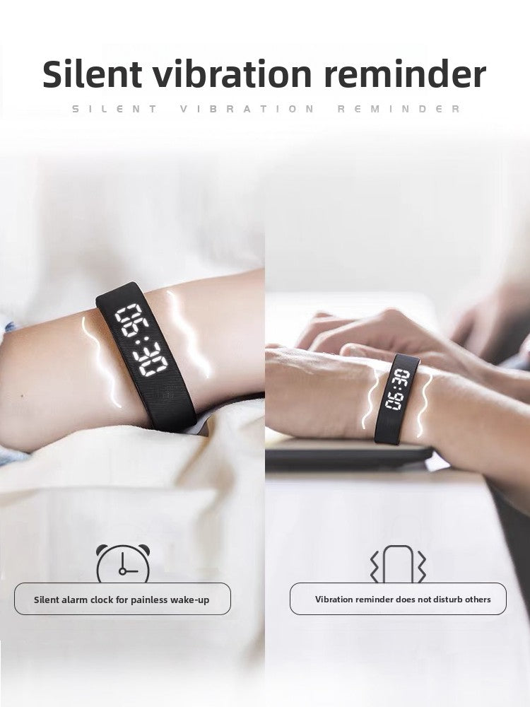 Digital Sports Watch with Silent Alarm